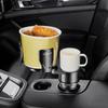 Многофункциональный автомобильный подстаканник 2 в 1, адаптер для расширения объема напитков, подставка-подставка, вращающаяся на 360 градусов, нескользящая