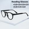 New Anti Blue Light Reading Glasses Men Women High Quality Round Frame Presbyopia Glasses Trend High Definition FarSight Eyewear