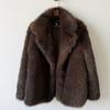 New autumn and winter fox fur coat women's medium and long warm fur coat European and American fashion imitation fur coat