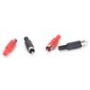 20 Pcs Black & Red Solder Rca Male Plug Audio Video Adapter Connector