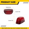 For 14-23 Ram ProMaster 1500 2500 3500 Red Rear Cab Roof Marker Running Light 5X