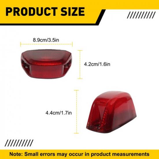 For 14-23 Ram ProMaster 1500 2500 3500 Red Rear Cab Roof Marker Running Light 5X