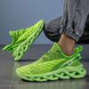 Fashion Green Running Jogging Shoes Casual Sneakers Men Outdoor Breathable Mesh Shoes Men Light Shock-absorption Sports Shoes Men