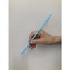 Shibase Kogyo 510 Straw Straws for Juice, Straight, 6mm x 21cm, Unwrapped, Pack of 500, Blue, Made in Japan