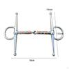 Horse Bit Snaffle Riding Loose Rings Equestrian Western Jointed Harness H Shape