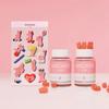 Wicked Lab Розовый Мишка Жевательный 2 Бутылки Высококонцентрированный Биотин Мультивитамины Овощное Веганское Желе (80 мармеладок) (+ Пенопластовая наклейка)