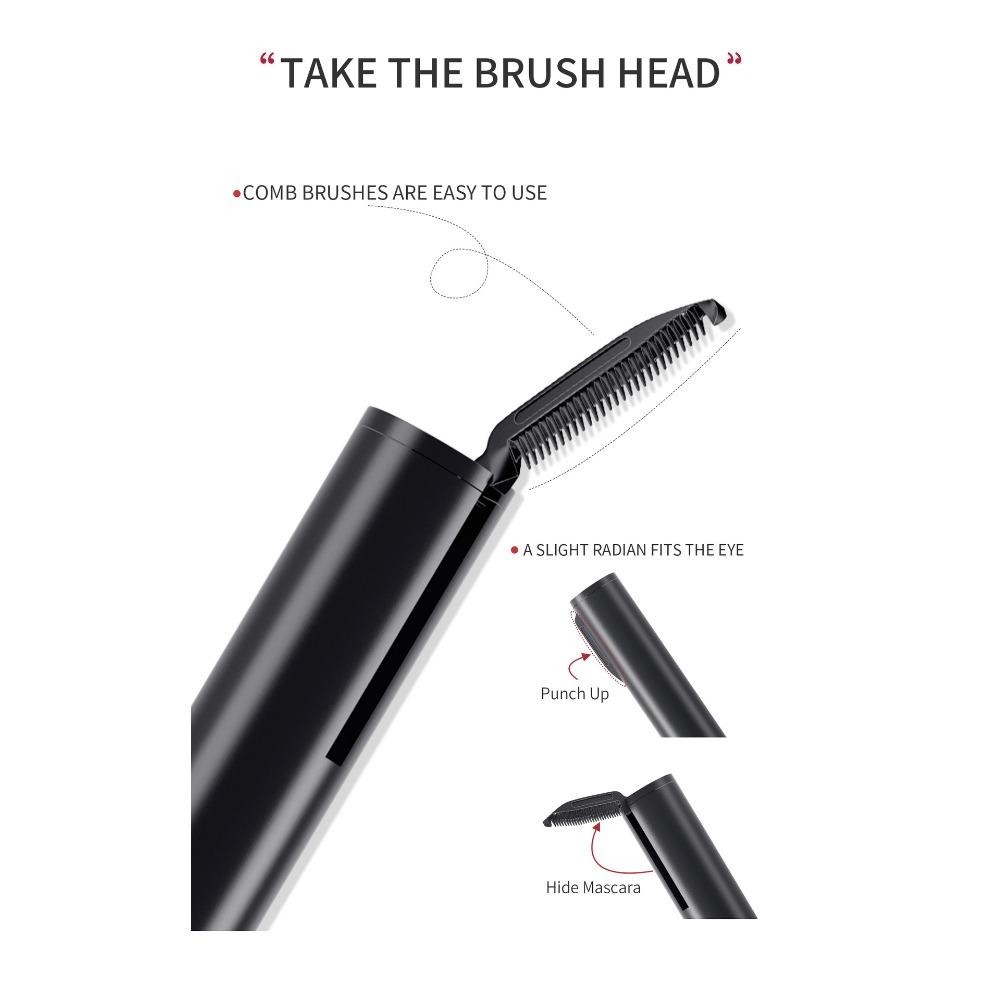 Тушь для ресниц QIC Fine Brush с длинными кудрями и водостойкая тушь для макияжа Самодельный макияж Комбинированный макияж