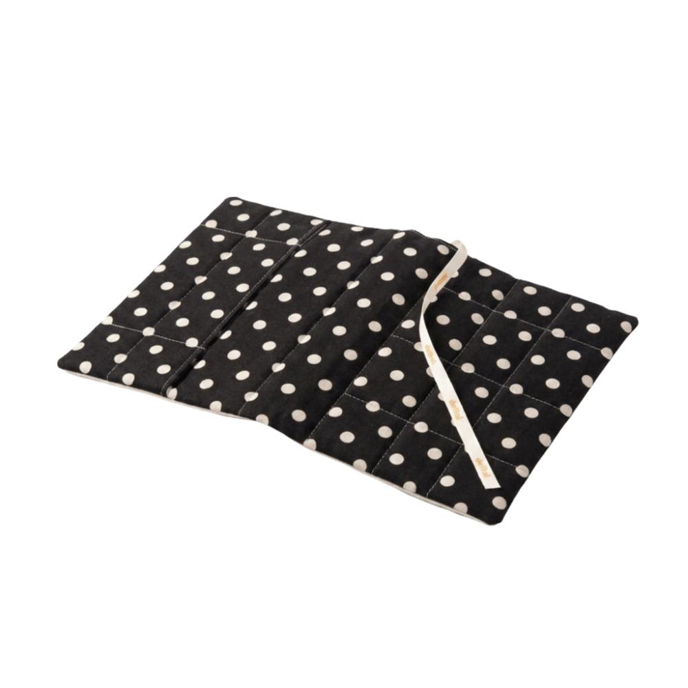 Quilted Fabric Book Cover Soft Diary Book Jacket Dopamine Polka Dot Book Protector Sketchbooks