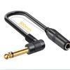 6,35 мм штекер к гнезду под прямым углом 6,35 мм штекерный удлинитель 6,35 мм стерео гитарный кабель Пианино