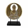 Decorative Figure DKD Home Decor 25 X 8 X 33 Cm Black Golden Buddha Oriental