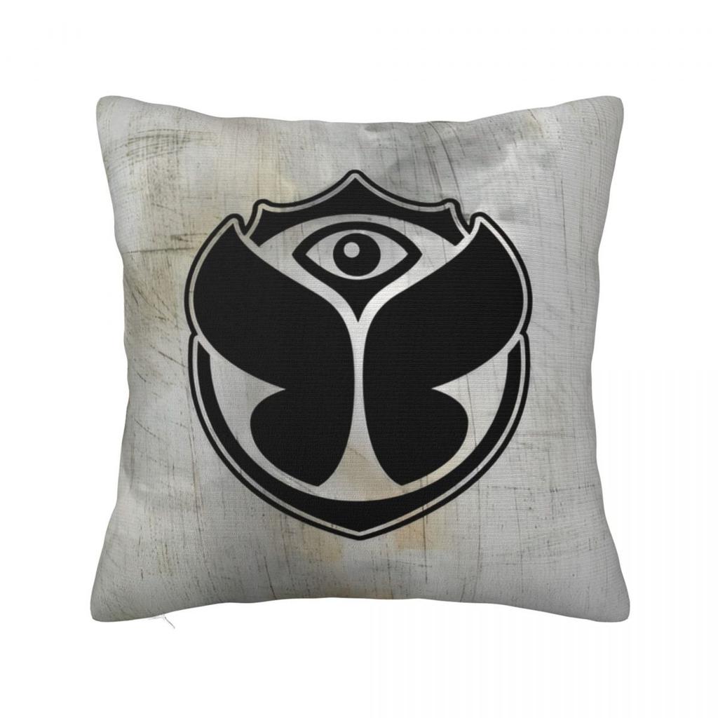 Tomorrowlandd Flag Pillowcase Polyester Cushion Cover Decorative Music Festival Throw Pillow Case Cover Home Square 18'