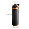 Clearly Filtered Water Bottle Ultra-Fine Filter Portable Outdoor Water Purifier for Hiking Camping and Travel Water Filter