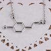 DNA Serotonin Dopamine Acetylcholine Biochemistry Molecule Pendant Necklace