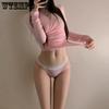Antibacterial Ice Silk Underwear Women's Low Waist Sexy Lace Triangle Pants Summer