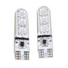 2шт T10 5050 W5W 6 Smd пульт дистанционного управления Rgb светодиодный автомобильный купольный светильник для чтения, лампа накаливания