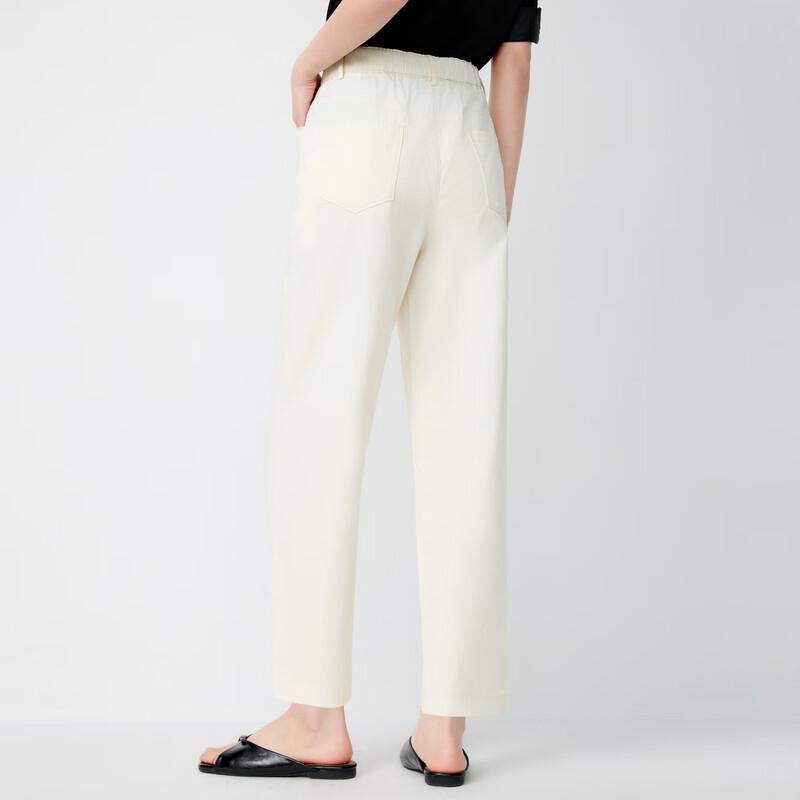 Elva' Island Women's High-Waist Straight-Leg Casual Pants
