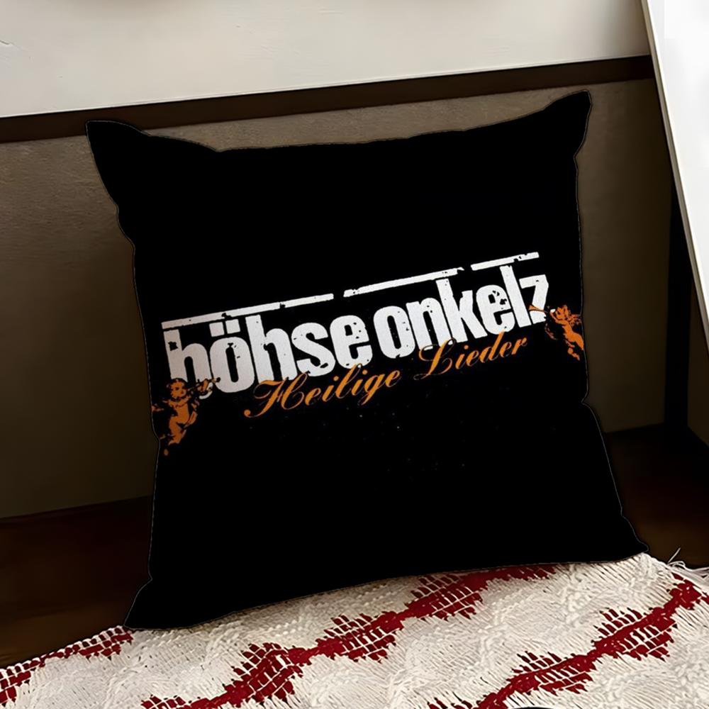 BBohse OOnkelz Cushion Cover Reversible Soft Durable Pillow Cover Home Car MultiScene Use for Daily Comfort