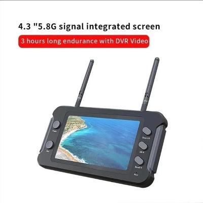 5,8G FPV-монитор с DVR 40-канальный 4,3-дюймовый ЖК-монитор 16:9 Запись с автоматическим поиском видео NTSC/PAL