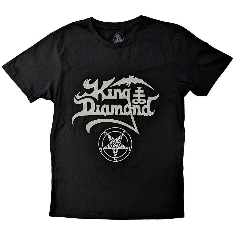 Унисекс футболка King Diamond: логотип (Средняя)
