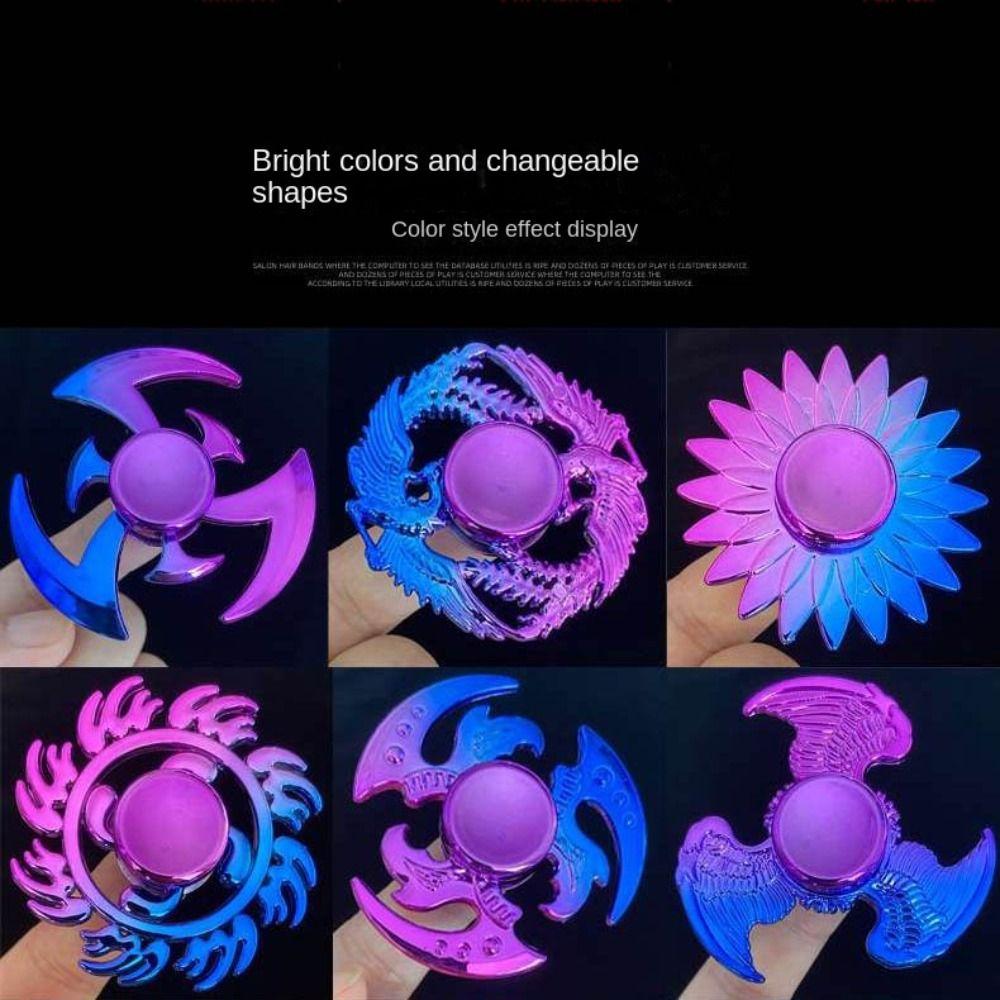 Высокоскоростной ручной спиннер с низким уровнем шума, гироскопический спиннер для пальцев, детские подарки