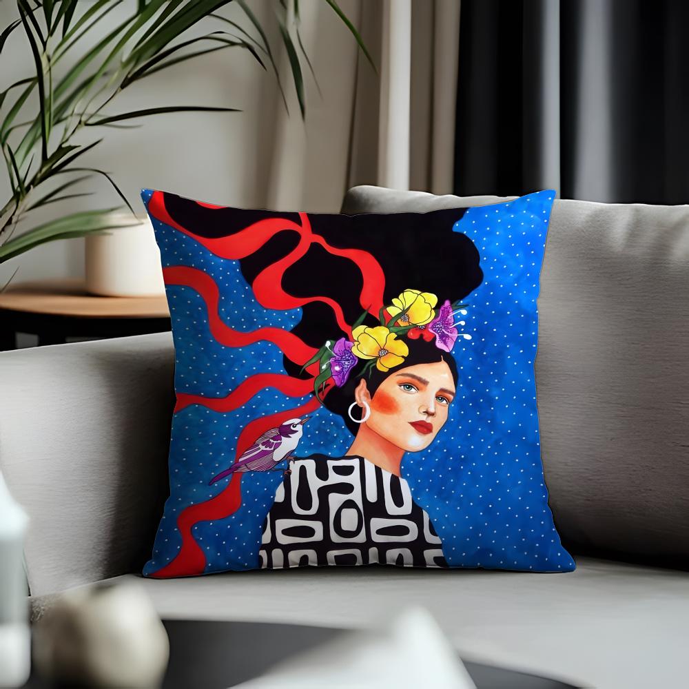 Trending Hhulya Ozdemiried Cushion Cover Antidustmite Pillowcase Invisible Zipper Silky Short Plush Sofa Cushion Cover