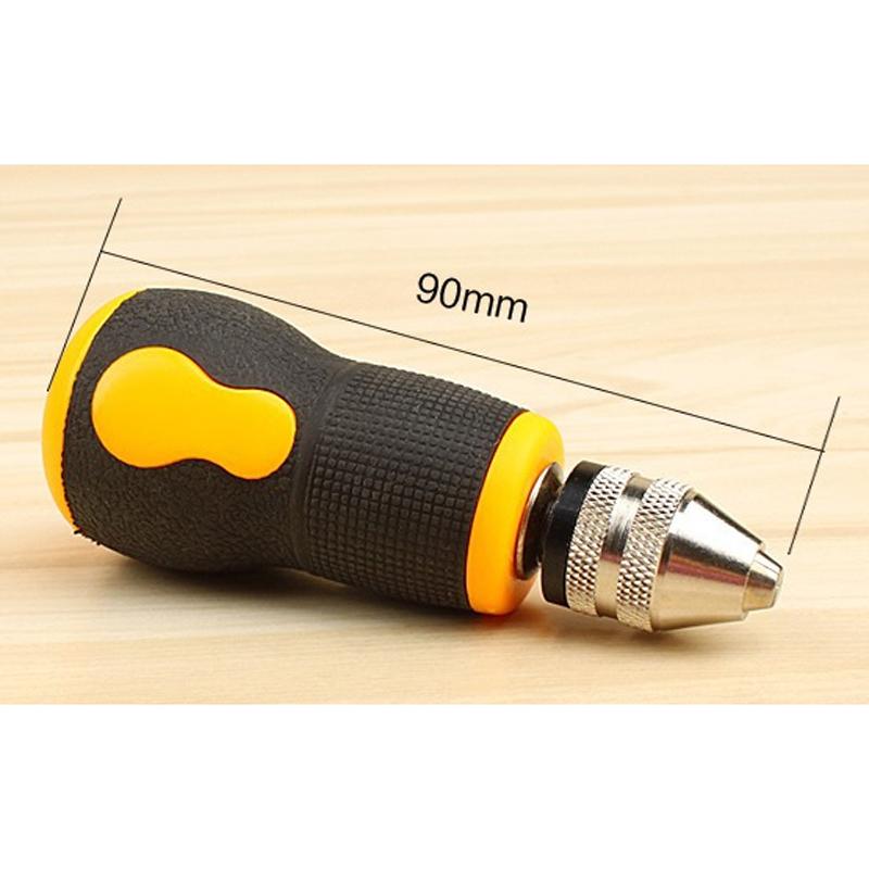 Портативная микро-мини-маленькая ручная дрель + 10 шт., спиральные сверла, инструмент 0,8-3,0 мм