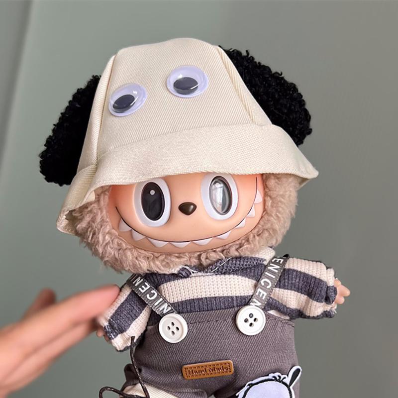 Одежда для мини-кукол, аксессуары для плюшевой виниловой куклы Лабубу, сменный костюм для хлопковой куклы, только одежда для детей, подарок