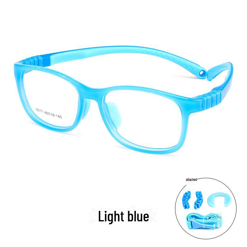 Детская сверхлегкая силиконовая оправа для очков для близорукости 9017ET - материал TR, маленькая оправа для мальчиков и девочек