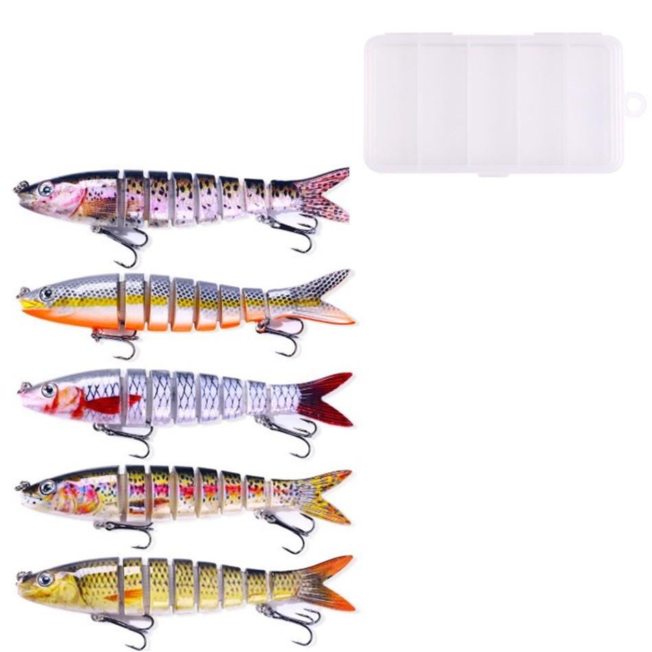 Бионическая рыболовная приманка с несколькими сочленениями - 16 цветов, 13 см/18 г