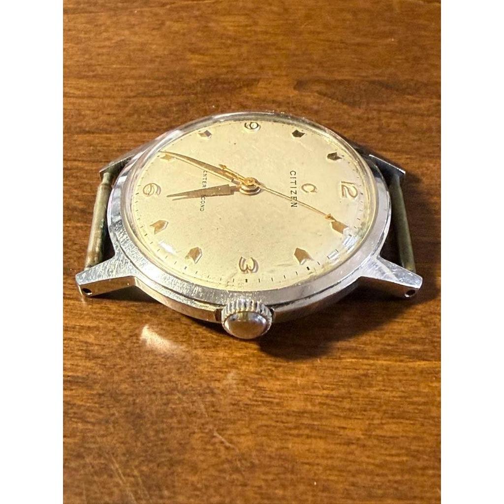 Used CITIZEN Manual Wind Watch Center Second C Mark