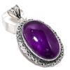 Ювелирное украшение ручной работы из серебра 925 пробы с аметистом шалфеем 2,56 дюйма l3t45