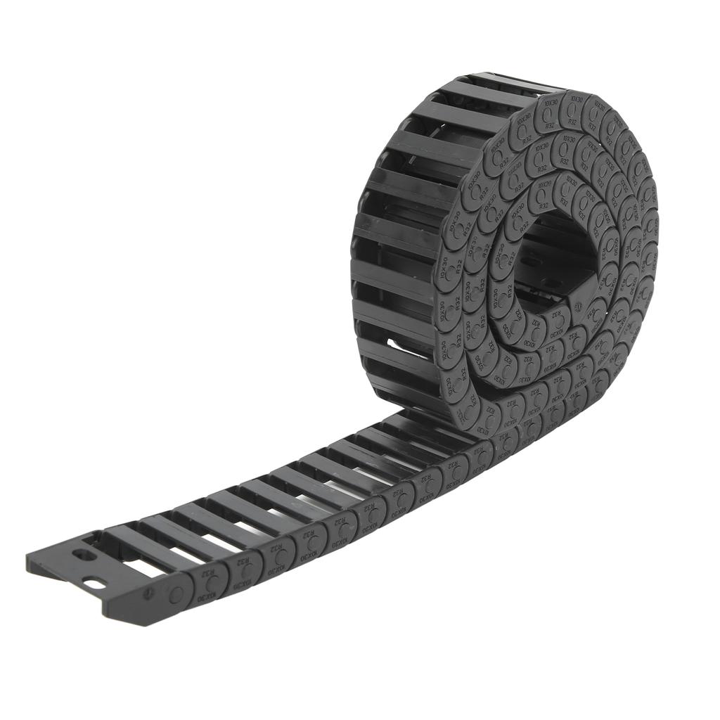 Кабельный тяговый цепной носитель 10x30 мм внутренний размер длина 1 м с коннектором для ЧПУ