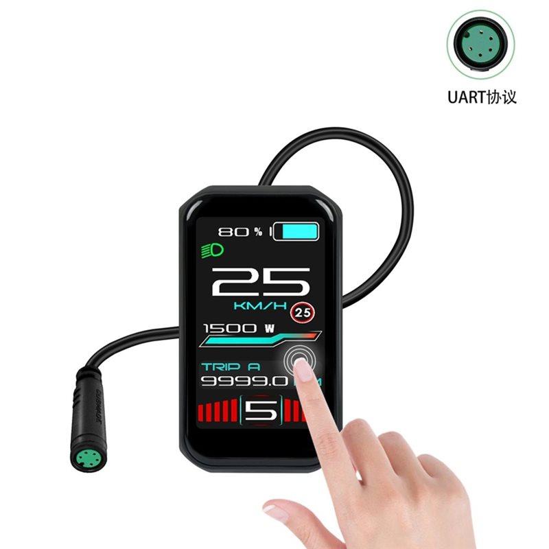 A07T-Дисплей для электровелосипеда VD18MT Для мотора Bafang UART Протокол Ebike Центральный привод Ebike Дисплей 5-контактный Ebike2