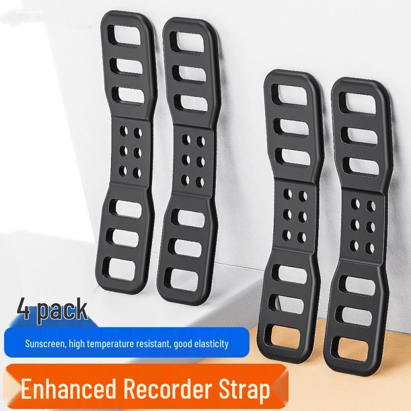 Видеорегистратор-зеркало заднего вида Резиновый крепежный ремешок с застежкой-клипсой