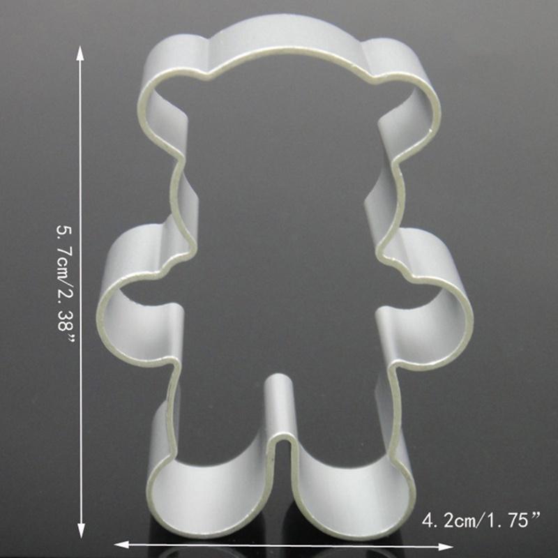 Metal Alloy Cake Cookie Bakeware Mould Fondant Cookie Cutters Biscuit Mold Kitchen Diy Little Bear