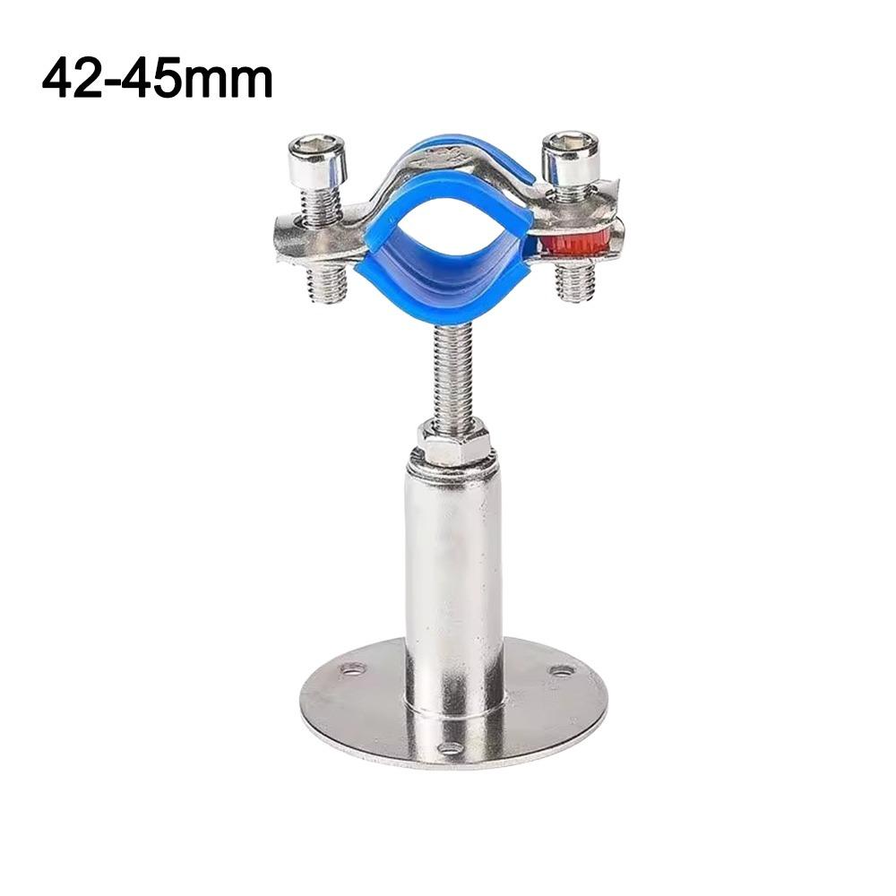 50-95 мм Кронштейн-хомут для трубы 304 Нержавеющая сталь Регулируемый стержень Опорный зажим С основанием Подвеска Телескопический кронштейн для трубы