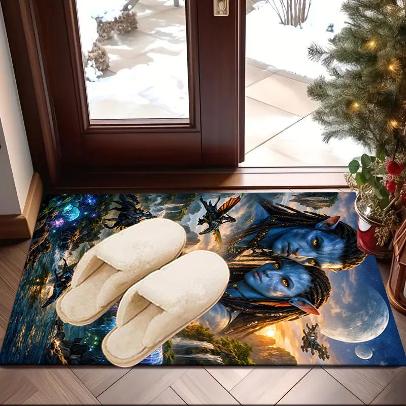 Fantasy Alien World Area Rug Suitable for Indoor And Outdoor,Carpets for Kitchens, Homes, Offices, Living Rooms,Home Decor,Christmas Gift