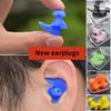1 Pair Earplugs for Swimming Classic Durable Waterproof Soft Silicone Portable Ears Plugs for Pool Swimming Accessories Sleeping Bathing Earplugs