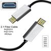 8K HDTV Cable Fiber Optically HDTV Cable 2.1 Support 8K@60Hz Dynamic 48Gbps Fast Speed Long Cable for Laptop PC
