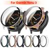 Anti-scratch Protective Case+Screen Protector Compatible for Venu 3 Cover with Tempered Glass Film Smartwatch Hard Shell