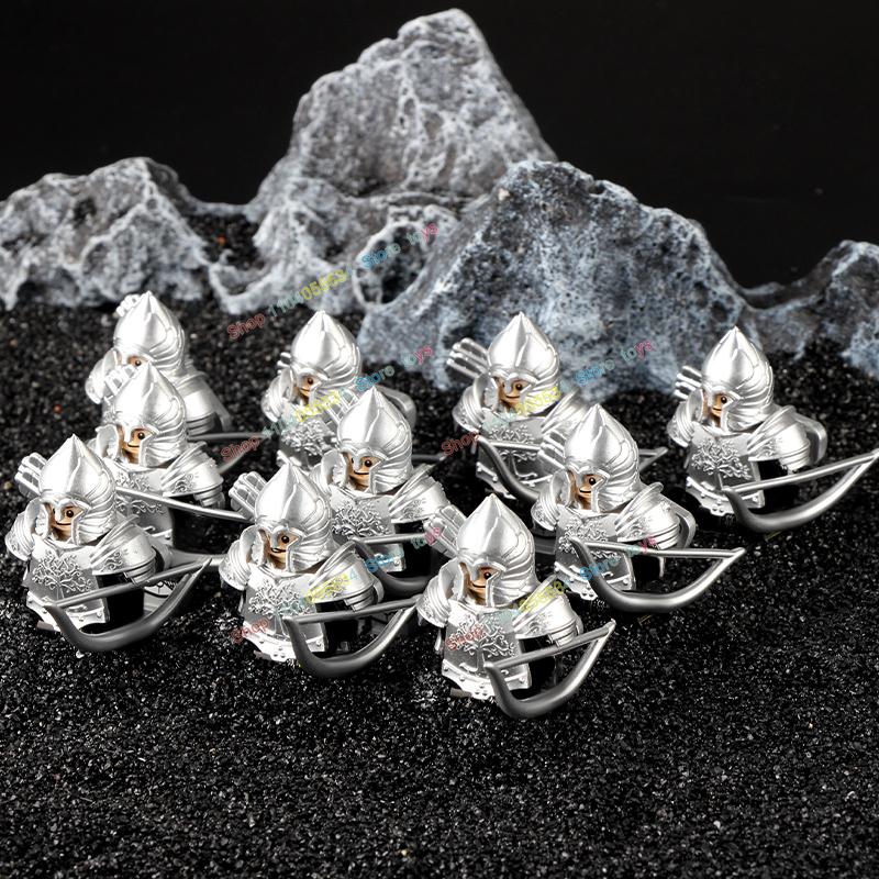 Movie Series Orc Uruk-hai Army Action Figures Mini Bricks Doll Assemble Building Blocks MOC DIY Toys for kid gift