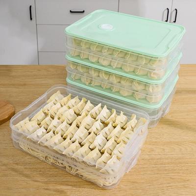 Многослойный органайзер для хранения свежих продуктов Wonton, пластиковый контейнер для хранения продуктов, холодильник