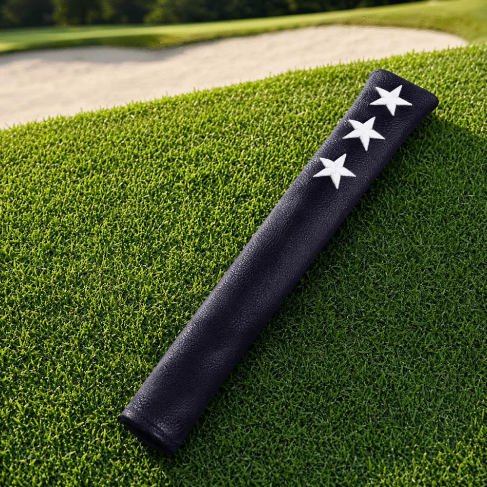 PU Leather Alignment Stick Cover Star Embroidery Alignment Stick Holder Outdoor Training