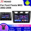 For Ford Fiesta Mk VI 5 Mk5 2002-2008 Android 13 Car Radio Multimedia GPS 2 Din DVD Carplay Navigation Player Stereo
