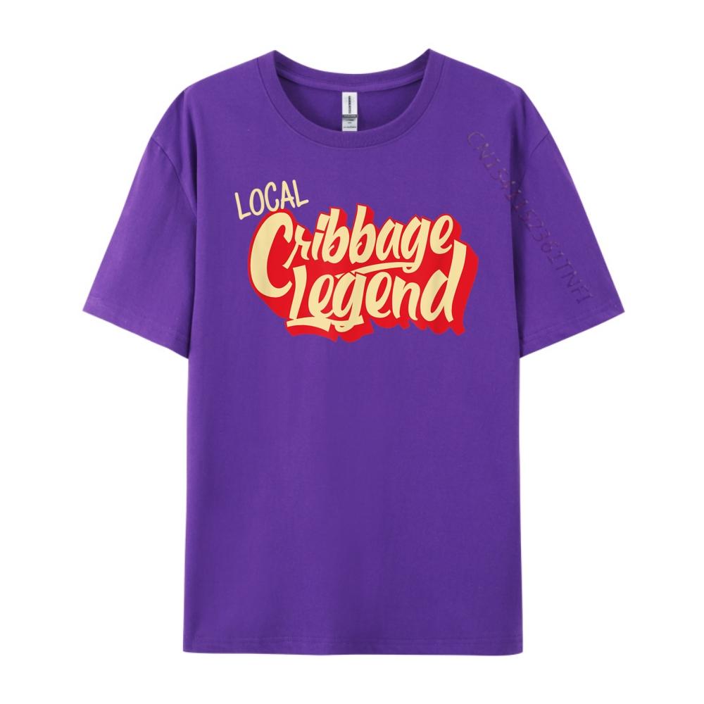 Funny Cribbage Player Local Cribbage Legend Mens Designer T Shirt Man Clothes Party