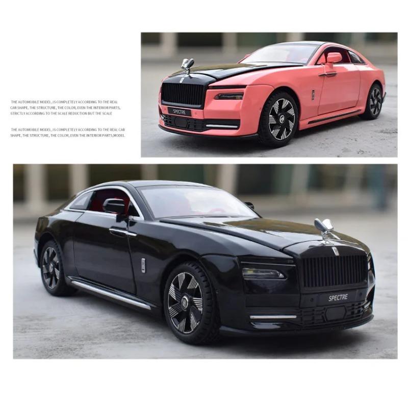 1/24 Rolls-Royce Spectre литая игрушечная модель автомобиля со звуком и светом инерционный механизм детская игрушка коллекционная вещь подарок на день рождения