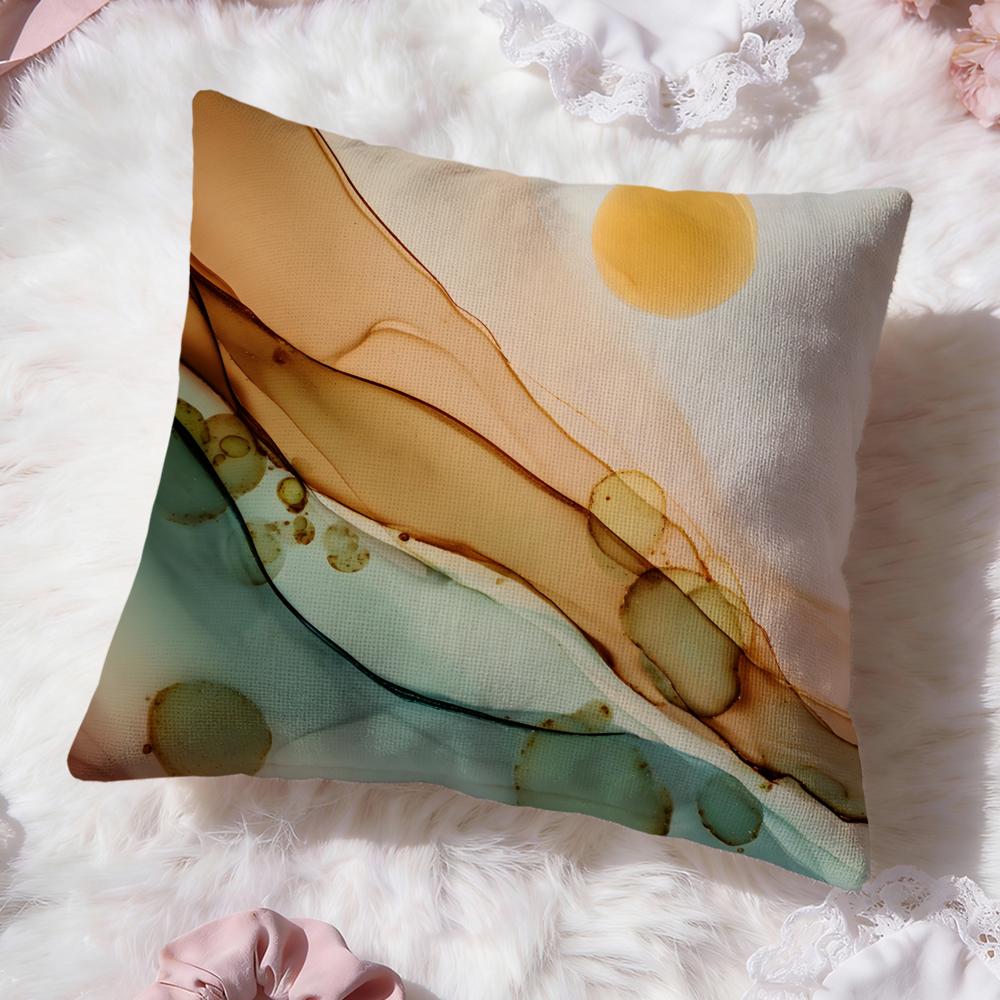 Abstract Texture Cushion Cover Premium Comfort Reversible Pillow Cove Two in One Design for Any Room Car Interior