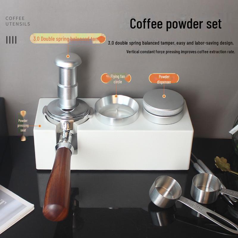 3.0 Тампер для эспрессо с двойной пружиной, свободной регулировкой, постоянным усилием, балансом - 51/53/58 мм