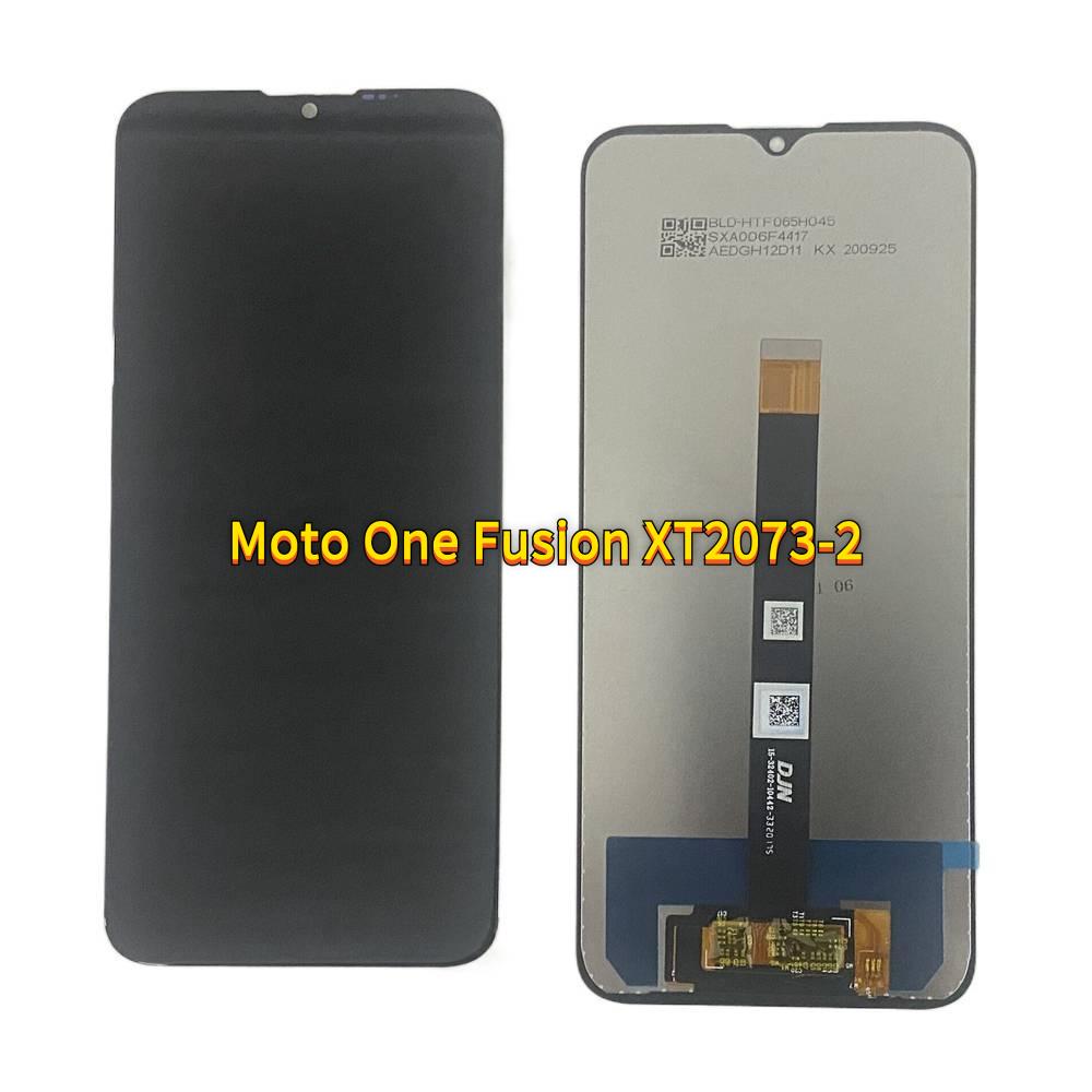 Полная сборка LCD экрана и дигитайзера для Moto One Fusion XT2073-2
