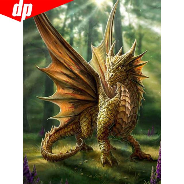 Diamond Painting Dragon Diamond Mosaic Full Display Pictures Of Rhinestone Diamond Painting